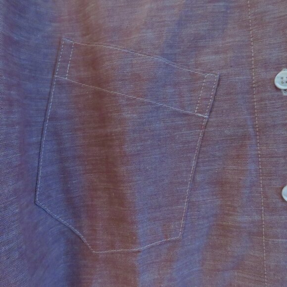 POWER OF MY PEOPLE The Wayward Fit Feeling 100% Cotton Shirt Dusky Red Pink XS - Picture 6 of 14